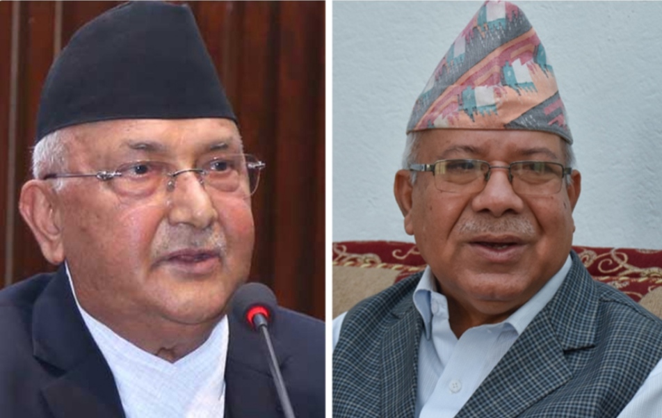 राष्ट्रपतिमा नेम्बाङलाई मत माग्दै ओलीले लेखे माधव नेपाललाई पत्र