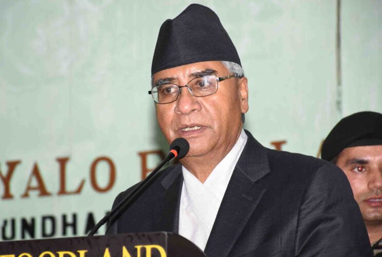 प्रधानमन्त्री देउवाले राष्ट्रका नाममा सम्बोधन गर्नुहुने