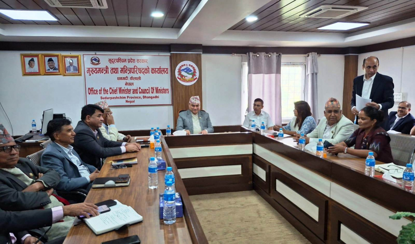 बाजुराको बाम्का बजारका आगलागी पीडितलाई सुदूरपश्चिम प्रदेश सरकारले ४० लाख सहयोग गर्ने