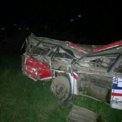 बैतडीकाे बढ्गाउँमा जन्ती बोकेको बस दुर्घटना